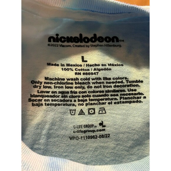 SpongeBob SquarePants Patrick Star Tie-Dye T-Shirt Mens L - Picture 3 of 3